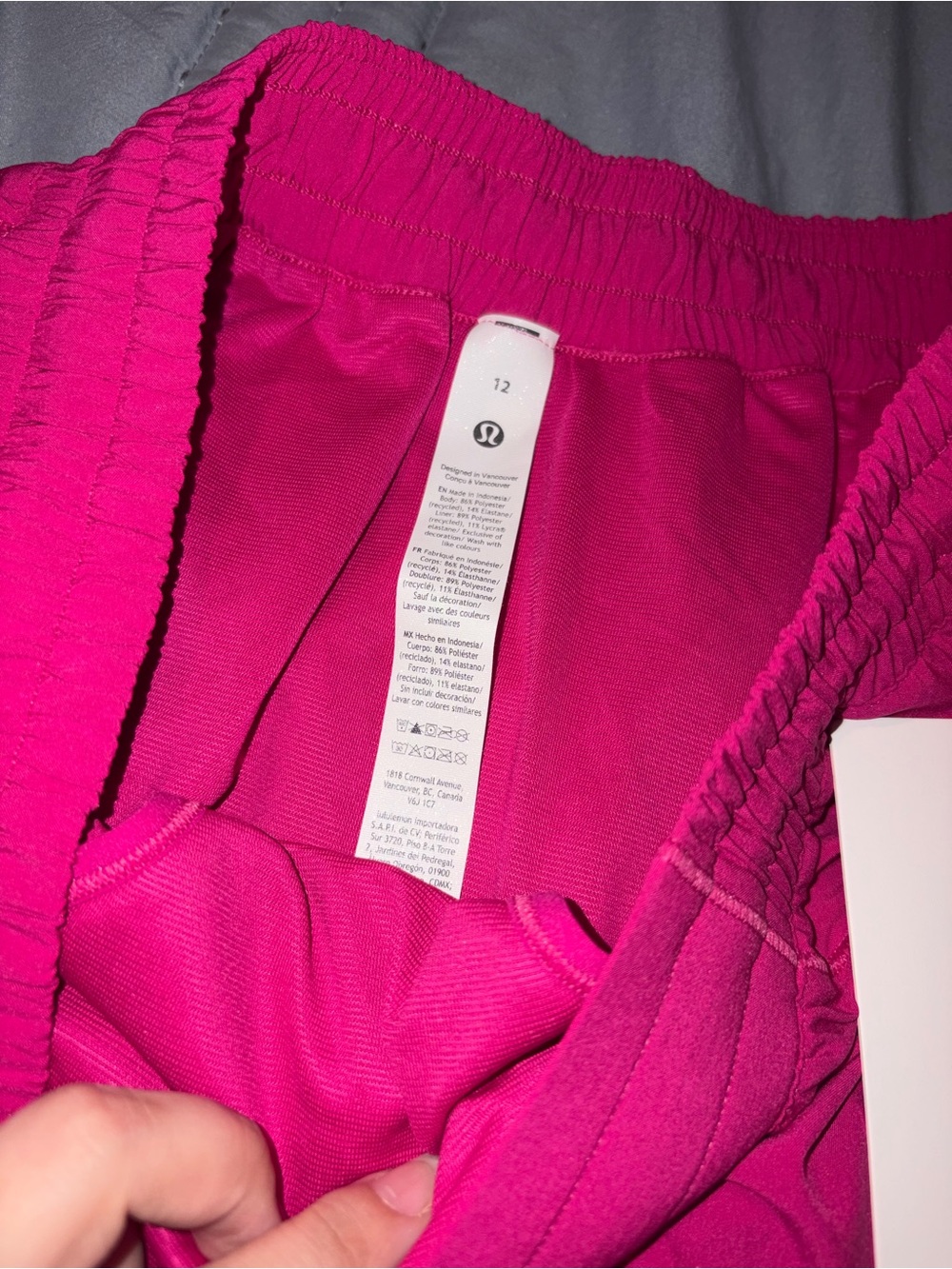 lululemon athletica Bright Pink Athletic Running Shorts - Picture 4 of 4